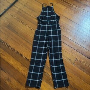 Urban Outfitters Black and White Checkered Jumpsuit